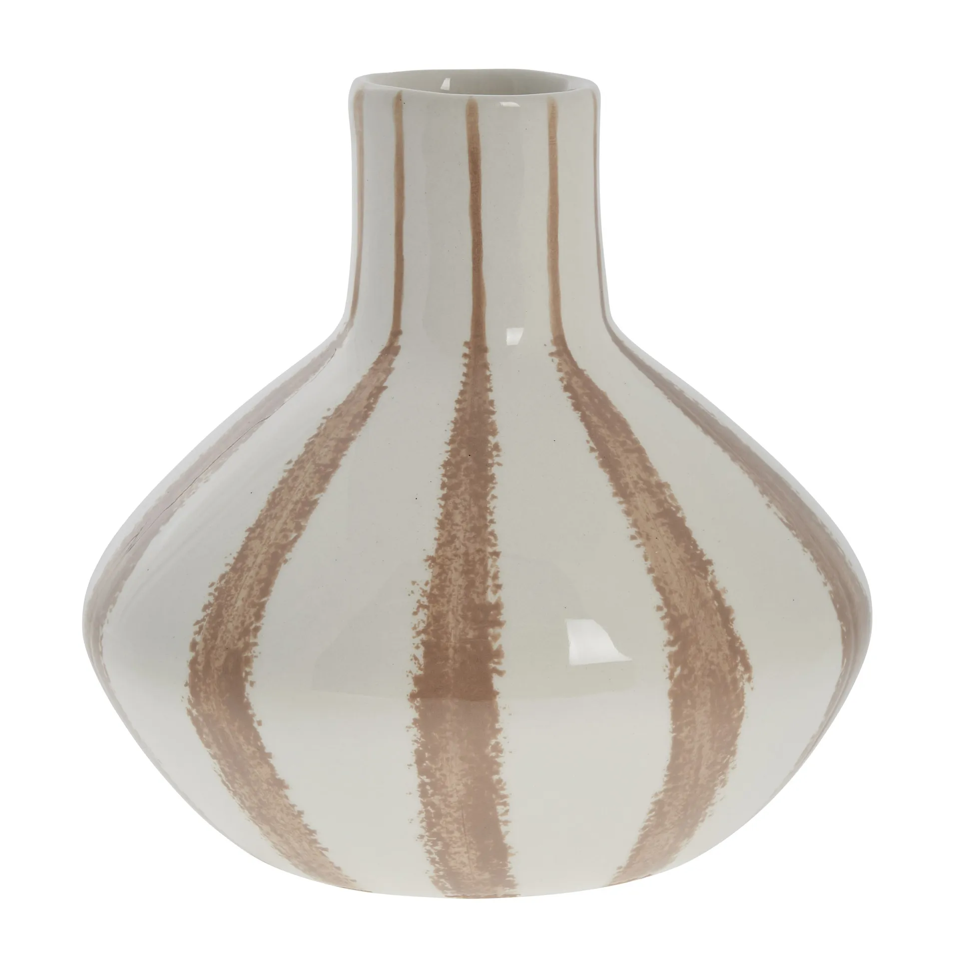 Anivia vase 17 cm, Golden brown Lene Bjerre