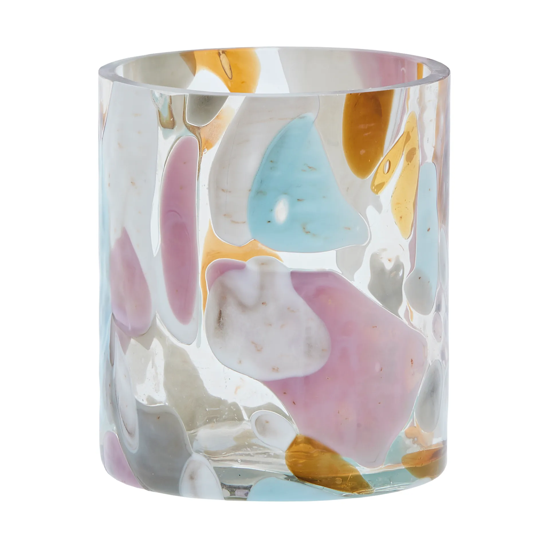 Avine hurricane vase 11.5 cm, Linen-bark Lene Bjerre
