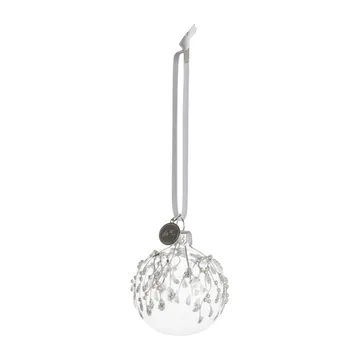 Cadelia bauble mistletoe Ø6 cm - clear-silver - Lene Bjerre