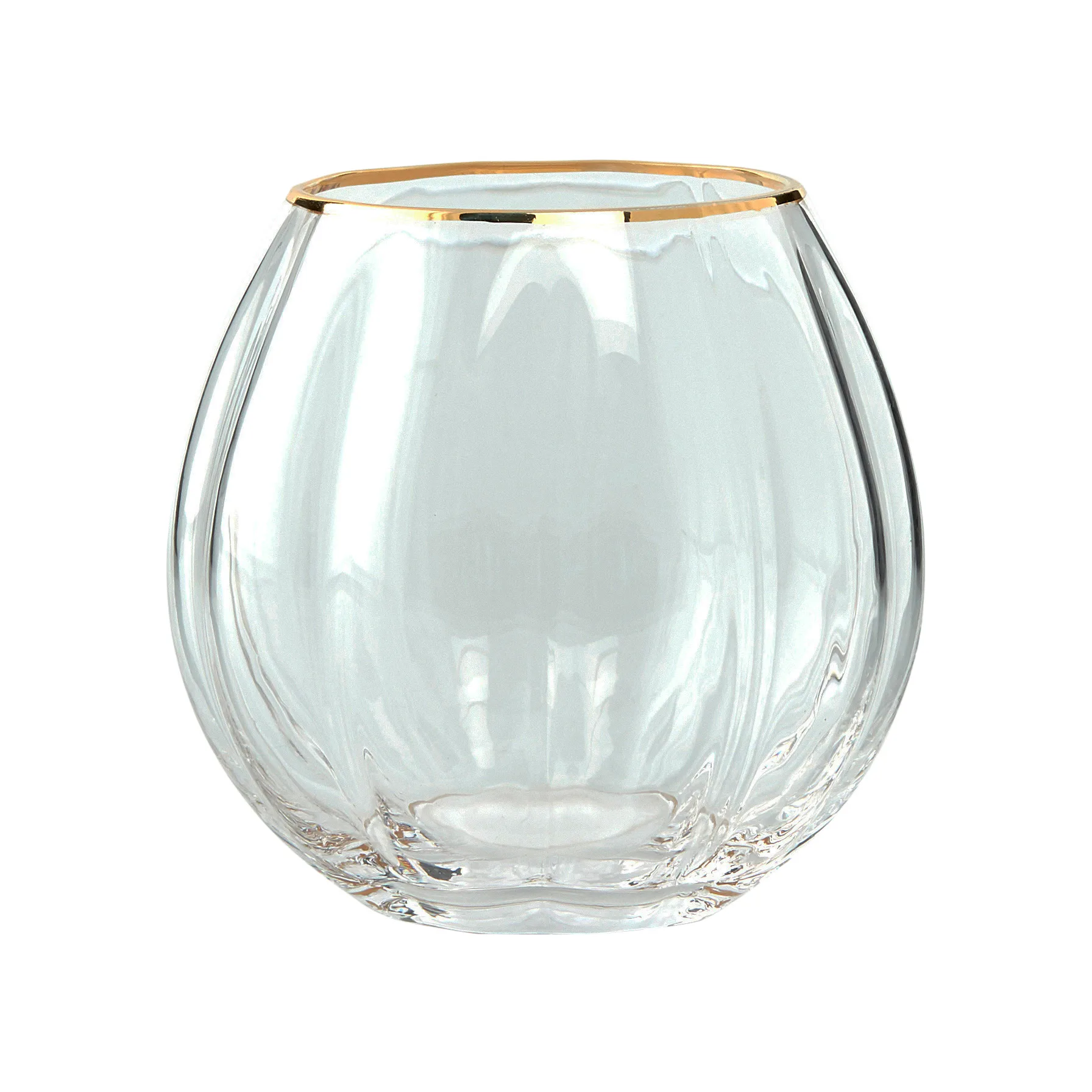 Claudine drinking glass 49 cl, Clear-light gold Lene Bjerre