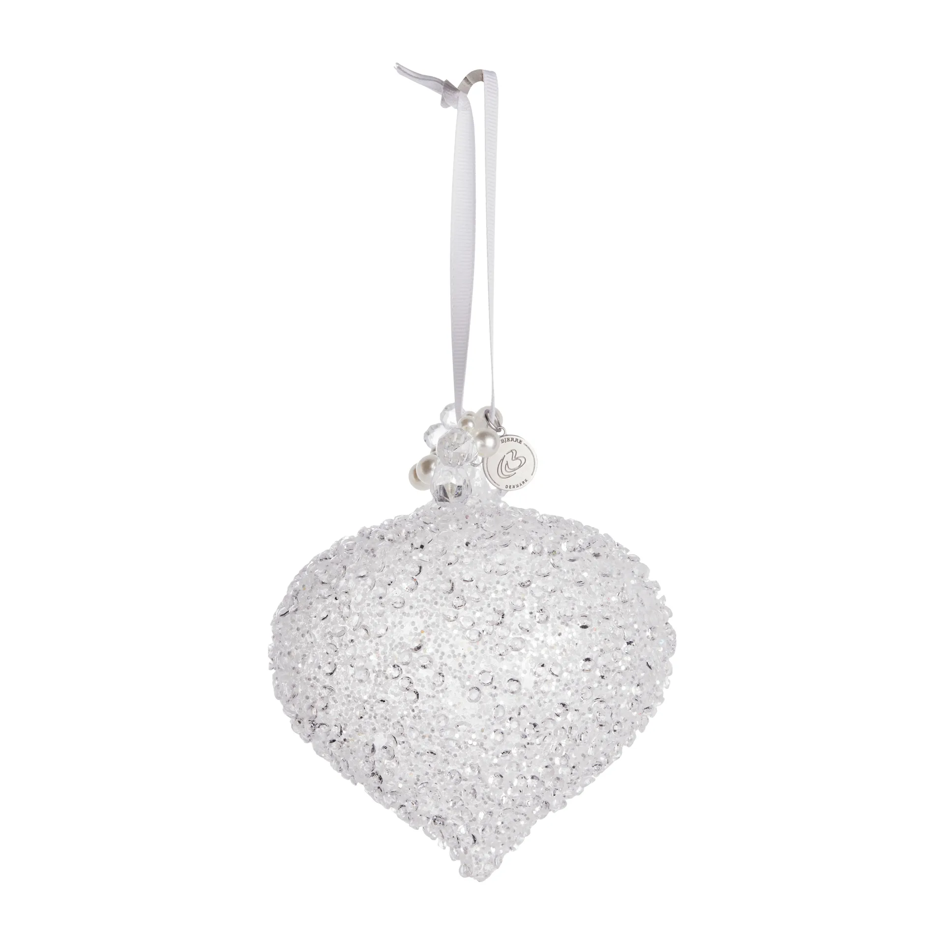 Cristelle bauble Ø12 cm, white Lene Bjerre