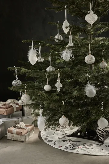 Cristelle bauble Ø12 cm - white - Lene Bjerre