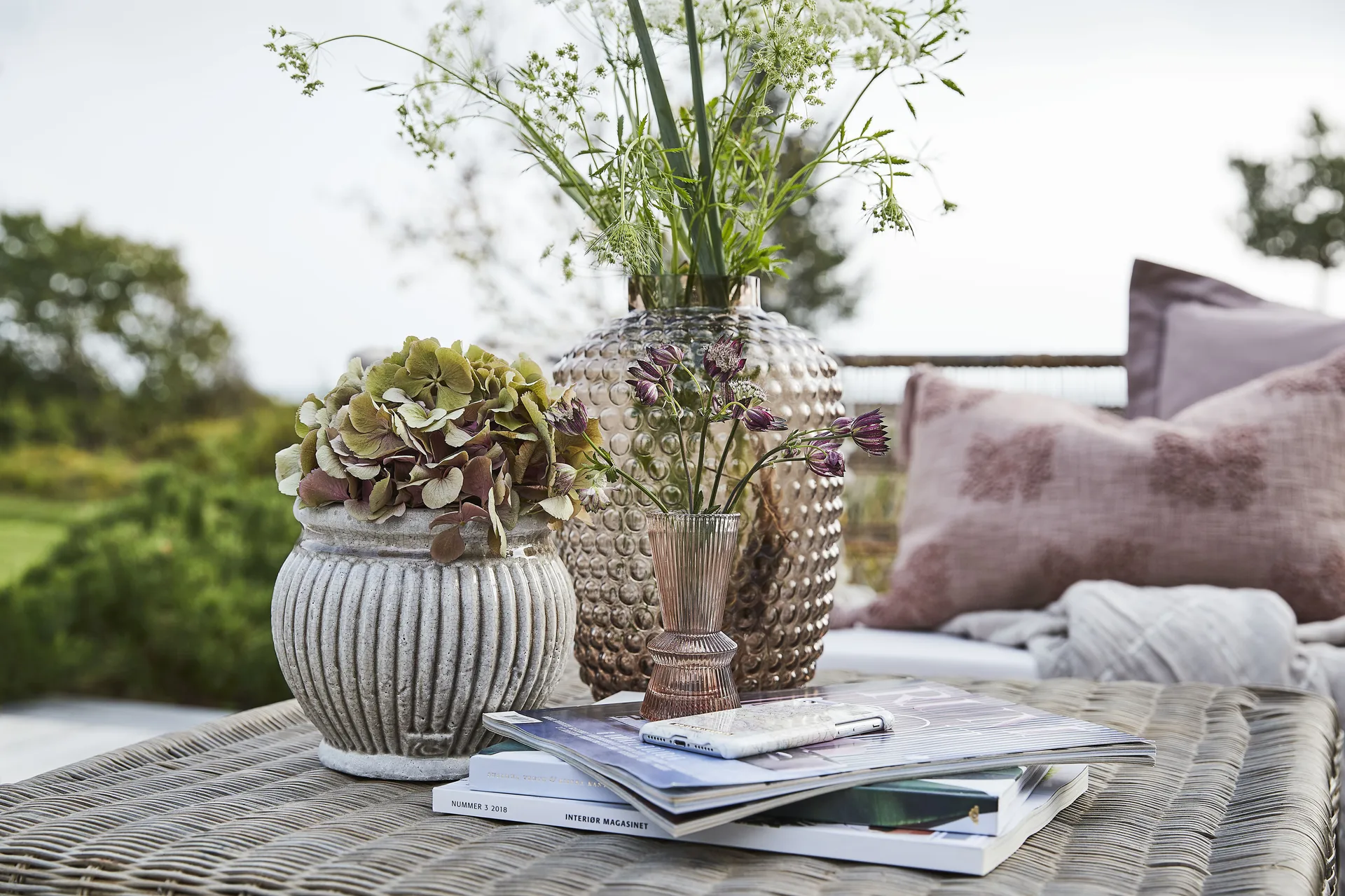 Dorinia vase 25 cm, Bark Lene Bjerre
