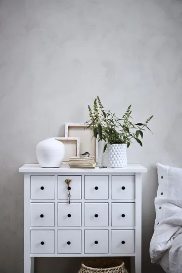 Dotsie flower pot Ø20 cm - White - Lene Bjerre