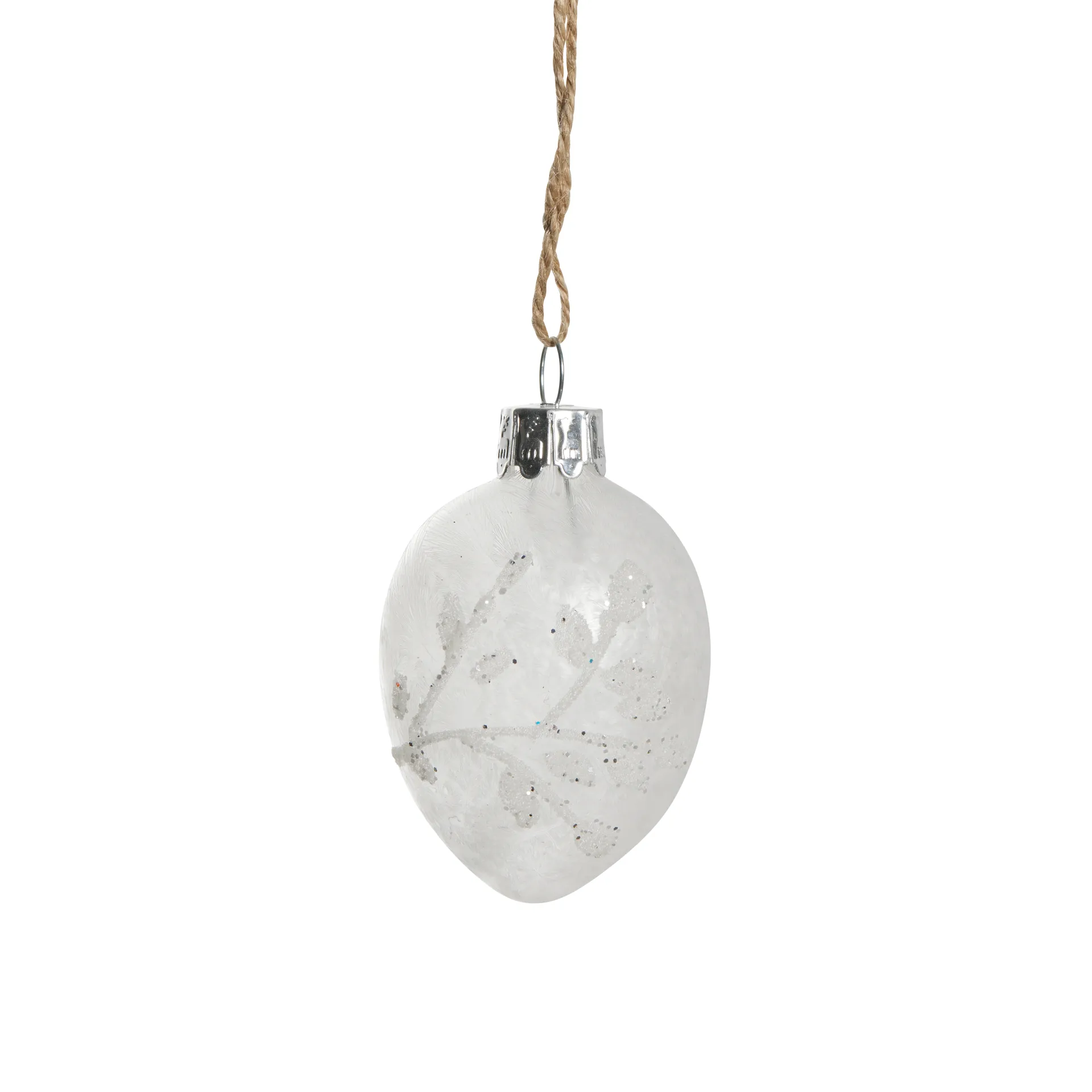 Emille Easter ornament 6 cm, White Lene Bjerre