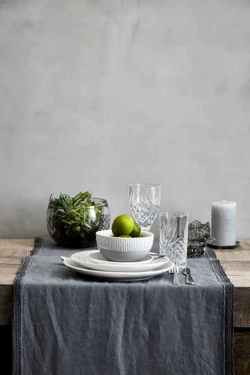 Lene Bjerre rustic candle light grey Ø10 cm - 20 cm - Lene Bjerre