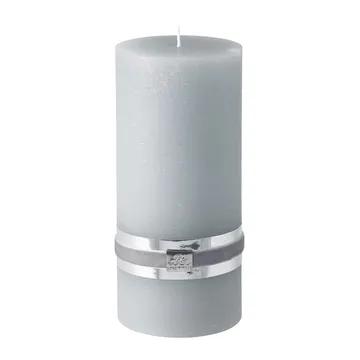 Lene Bjerre rustic candle light grey Ø10 cm - 20 cm - Lene Bjerre