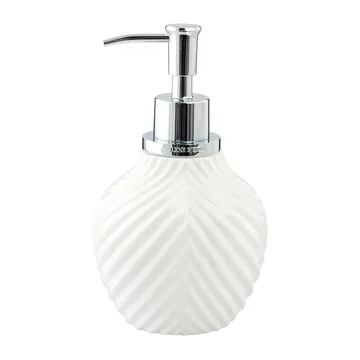 Milda soap dispenser 17.5 cm - White-silver - Lene Bjerre