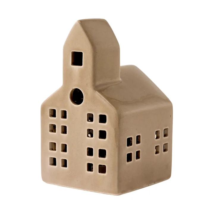 Mythel tealight holder - Beige, 8.7x8.5x14.2 cm - Lene Bjerre