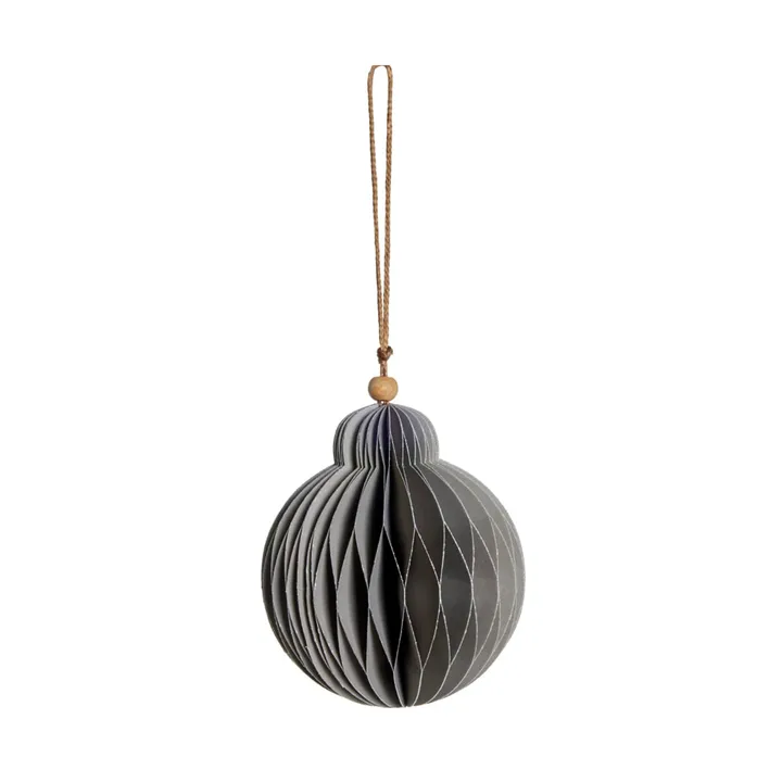 Paline decorative hanger Ø10 cm - Light grey-silver - Lene Bjerre