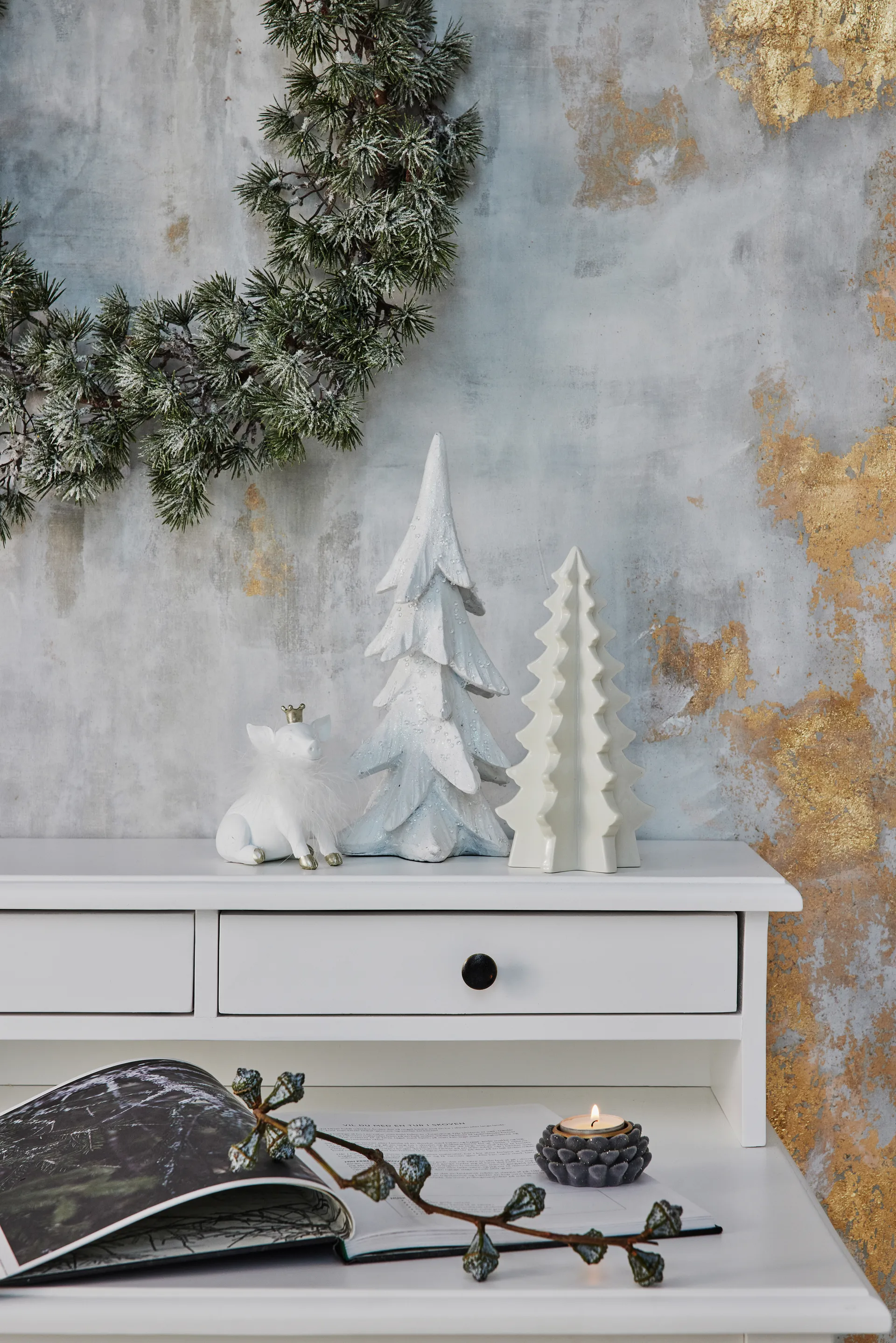 Sella candle sticks, grey Lene Bjerre