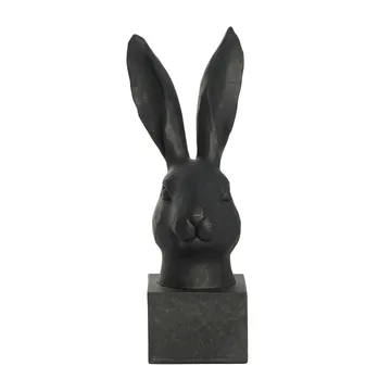 Semina Easter hare bust 26 cm - Black - Lene Bjerre