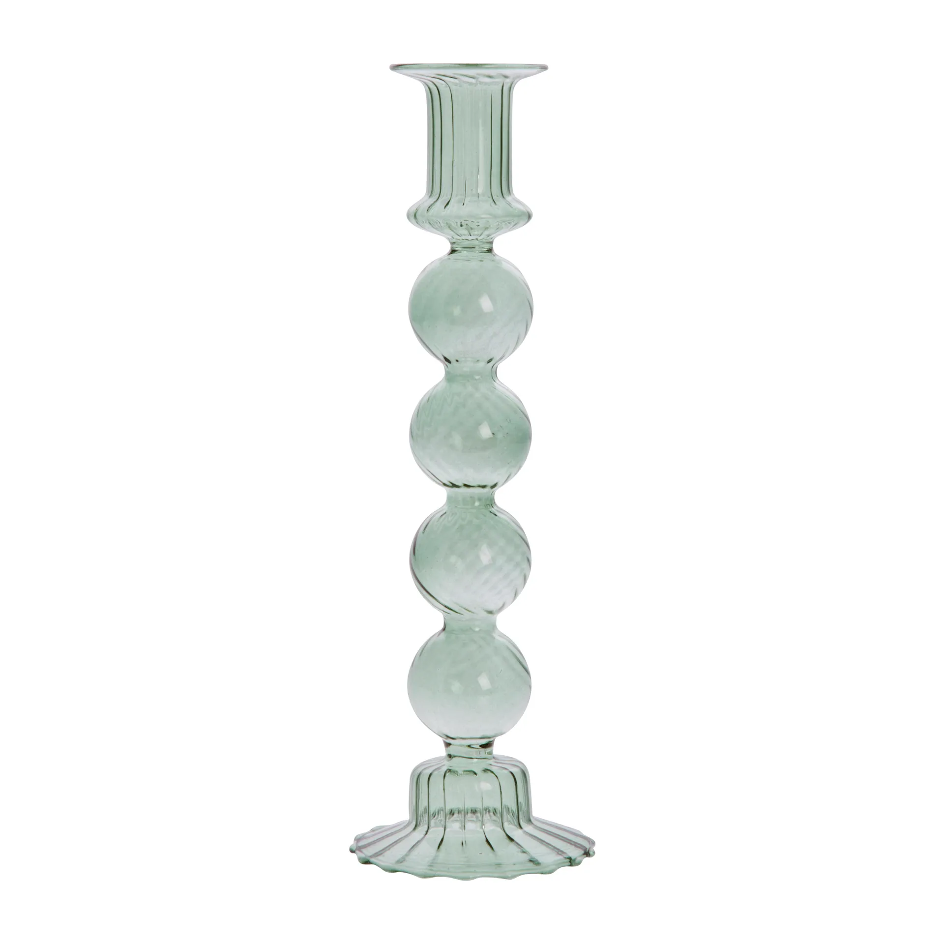 Sivenne candle holder 26 cm, Dark green Lene Bjerre