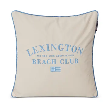 Beach Club Embroidered pillowcase 50x50 cm - Beige-blue - Lexington