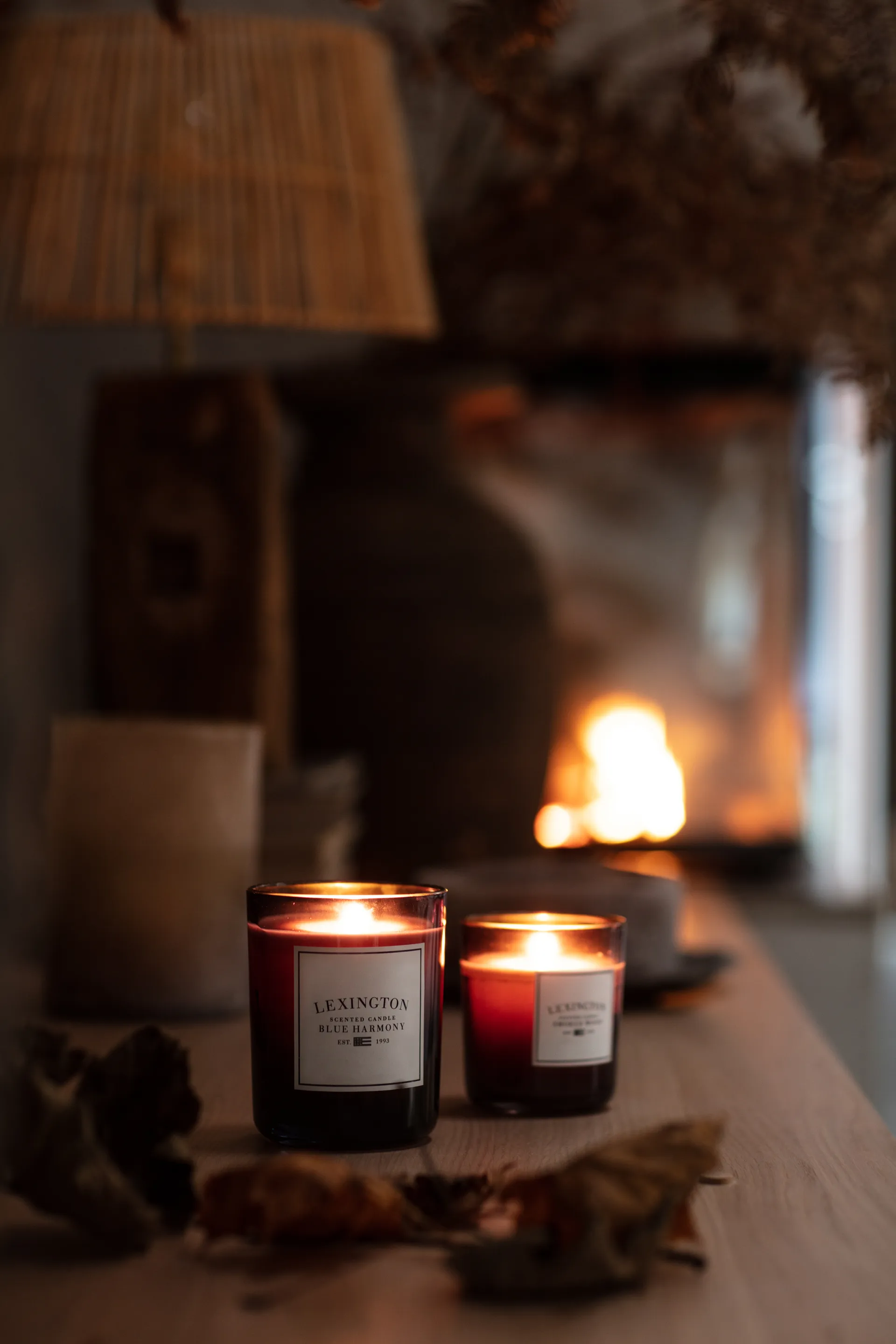 Blue Harmony scented candle 60 hours, Dark blue Lexington