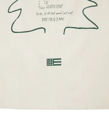 Gingerbread kitchen towel 50x70 cm - White-green - Lexington