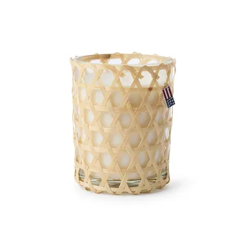 Handwoven Bamboo scented lemongrass-coconut - 66 hours - Lexington