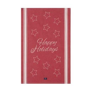 Happy Holidays kitchen towel 50x70 cm - Red - Lexington