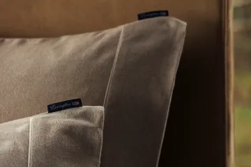 Herringbone Flanell pillowcase 50x60 cm - Beige-off white - Lexington