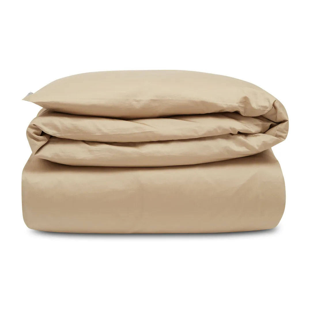 Hotel Cotton Sateen duvet cover 220x220 cm, Light beige Lexington