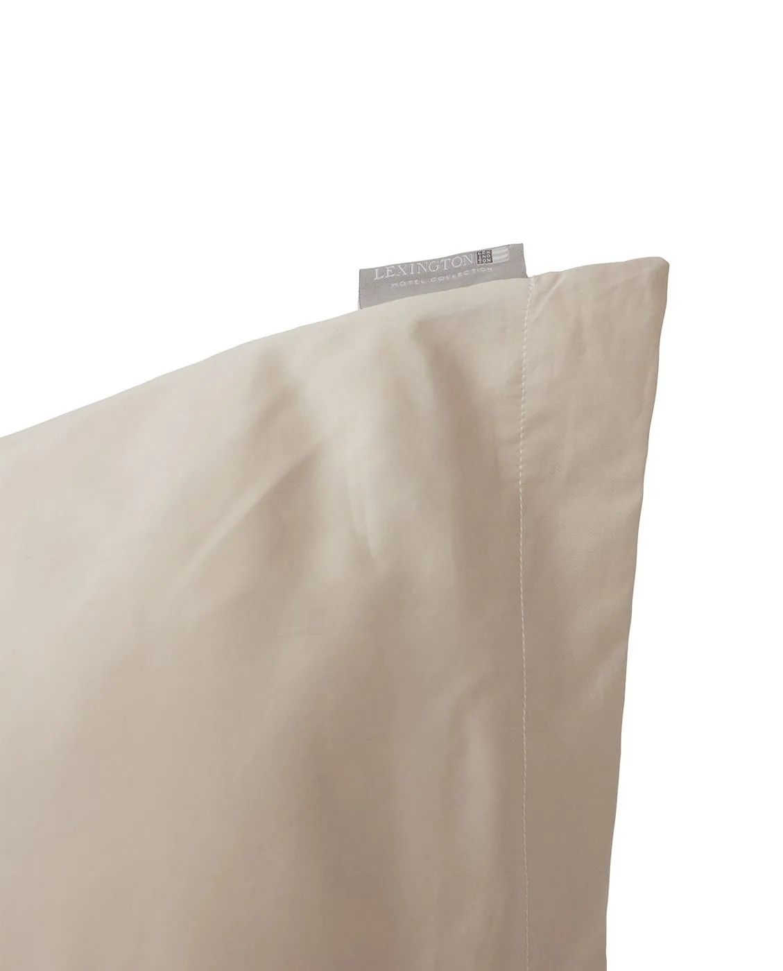 Hotel Cotton Sateen pillowcase 50x90 cm, Light sand Lexington