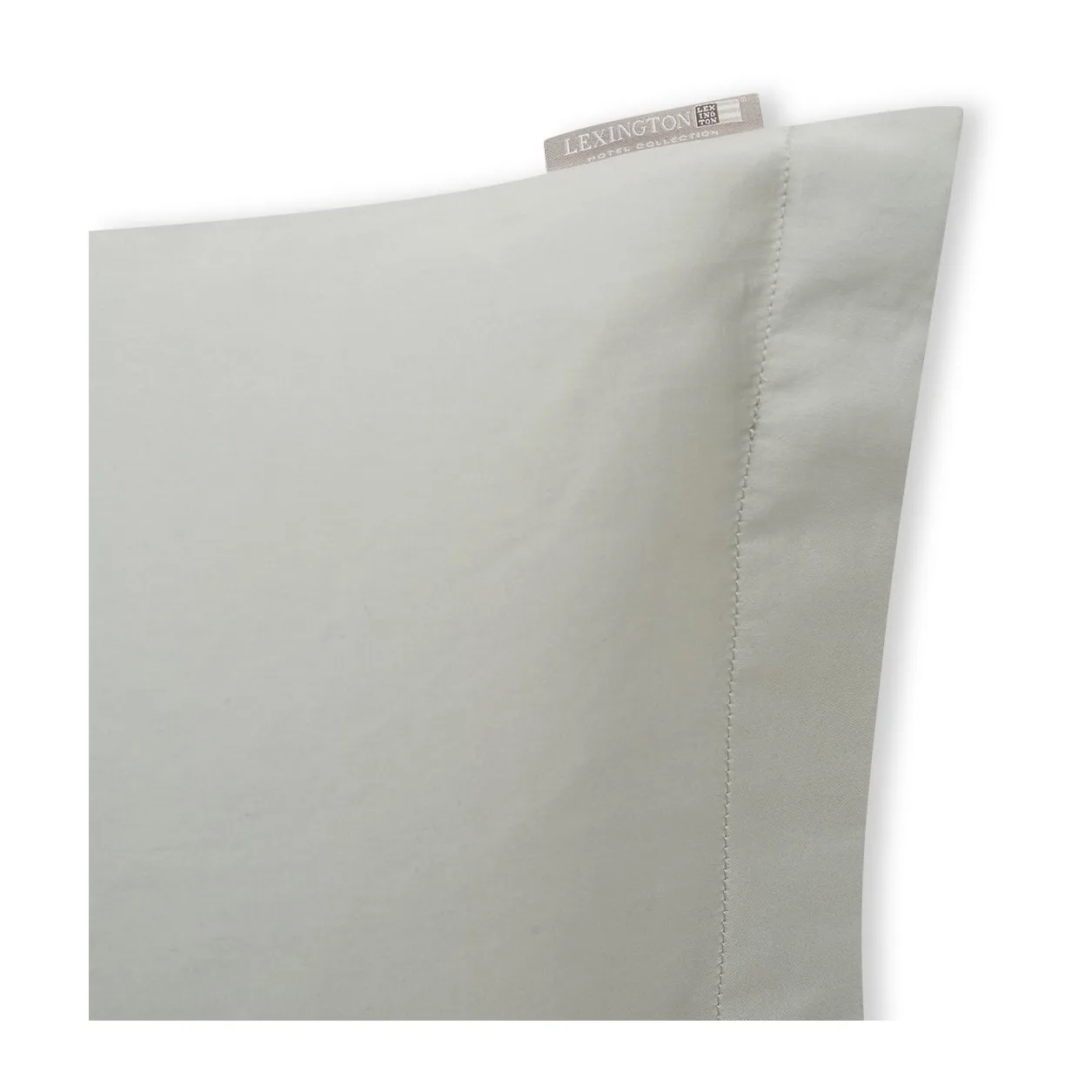 Hotel Cotton Sateen pillowcase 65x65 cm, Sage green Lexington