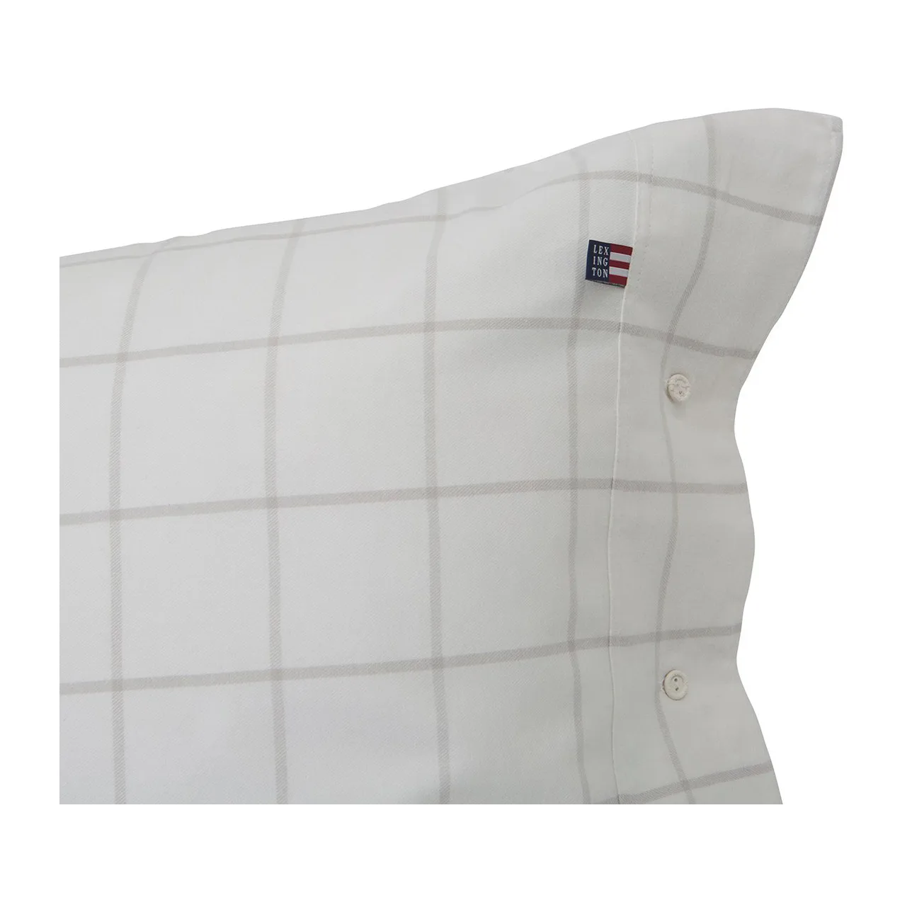 Hotel Light Flannel pillowcase 65x65 cm, White-light beige Lexington