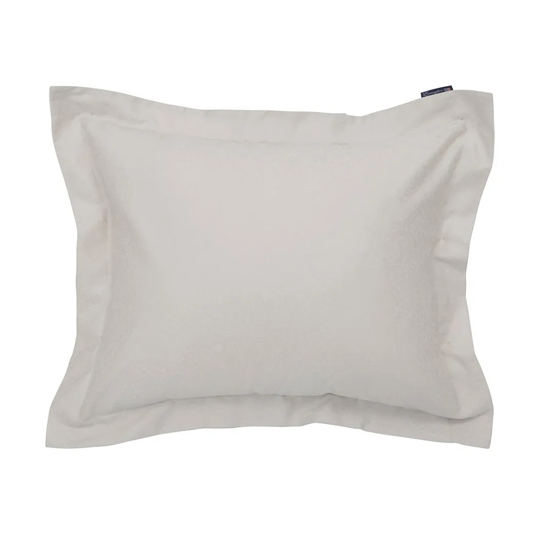 Hotel Sateen Jacquard pillowcase 50x60 cm, Light beige Lexington
