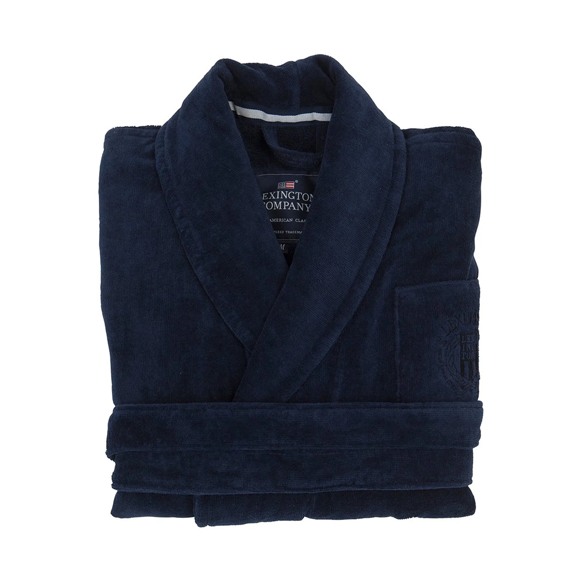 Hotel Velour bathrobe S, Dress Blue Lexington