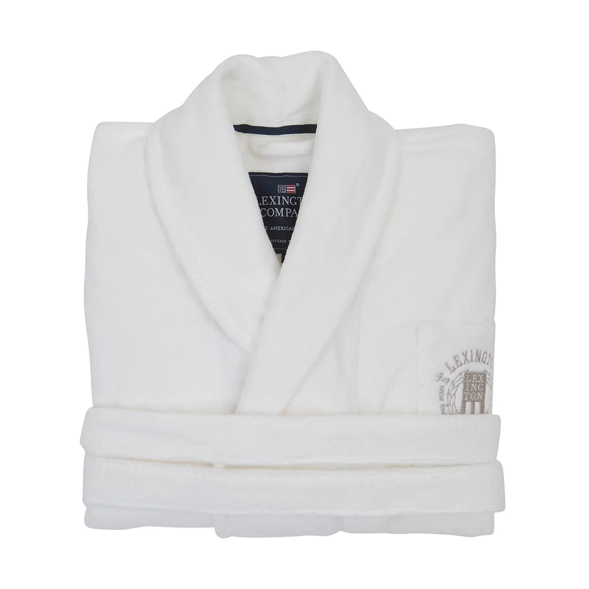 Hotel Velour bathrobe S, White Lexington