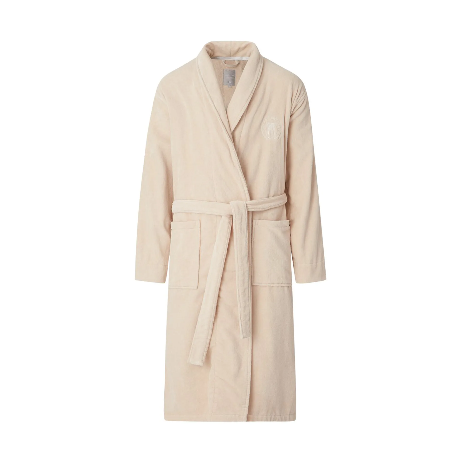 Hotel Velour bathrobe XS, Beige Lexington