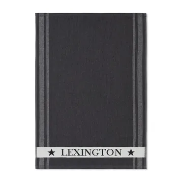 Icons Cotton Terry kitchen towel 50x70 cm - Dark Grey-white - Lexington