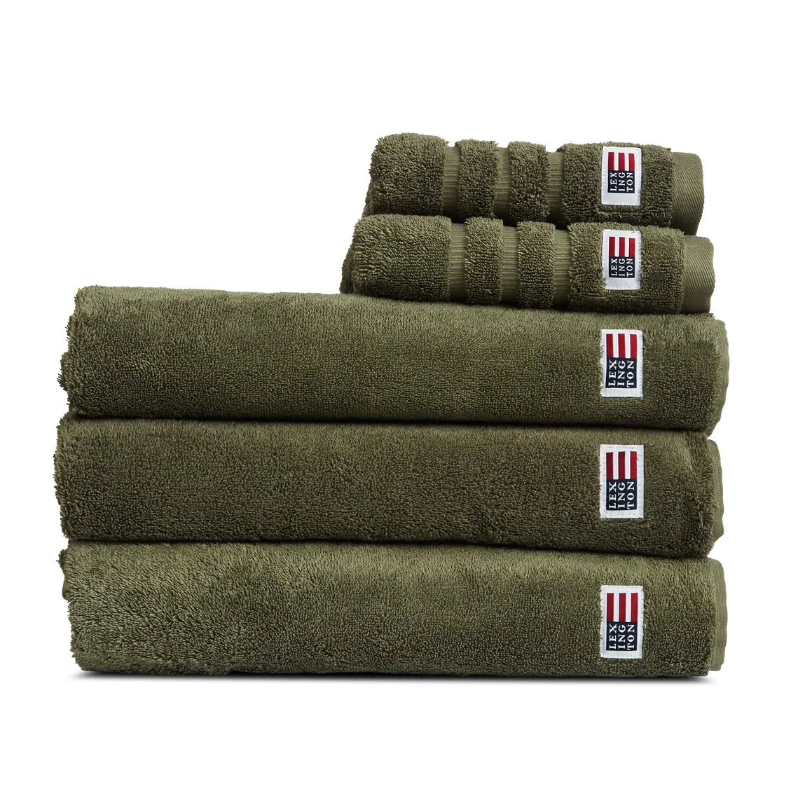 Icons Original bath towel 100x150 cm, dusty olive Lexington