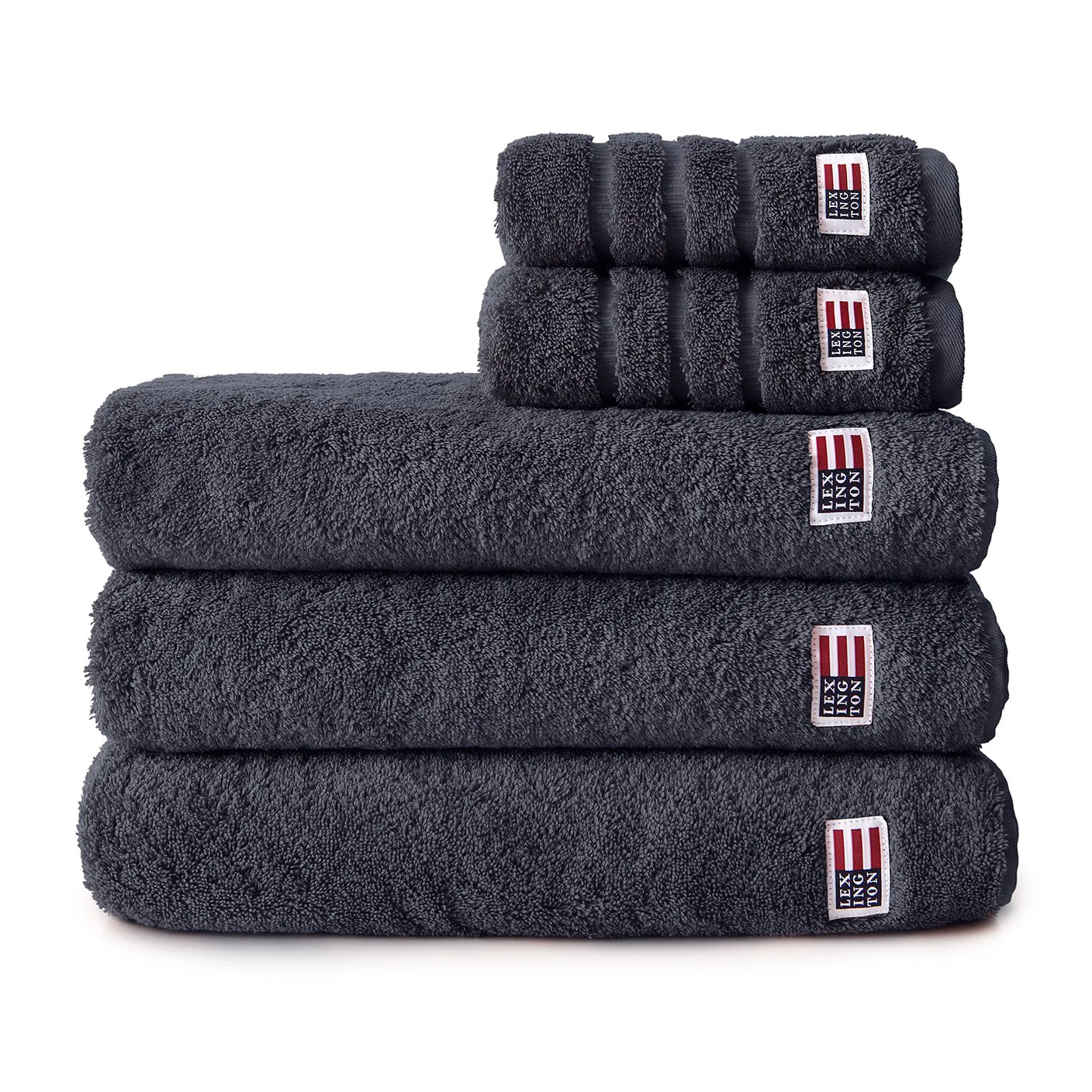 Icons Original bath towel 70x130 cm, charcoal Lexington