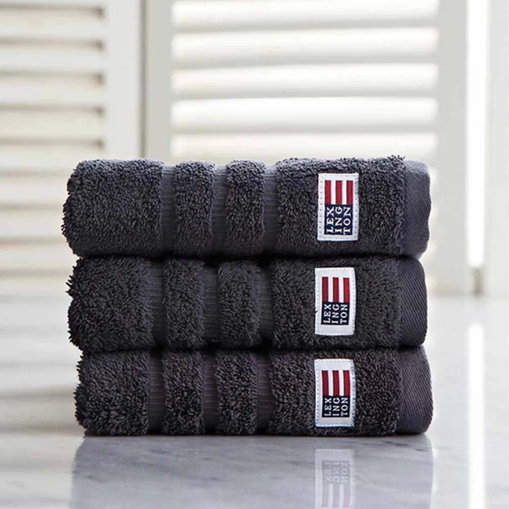 Icons Original towel 50x70 cm, charcoal Lexington