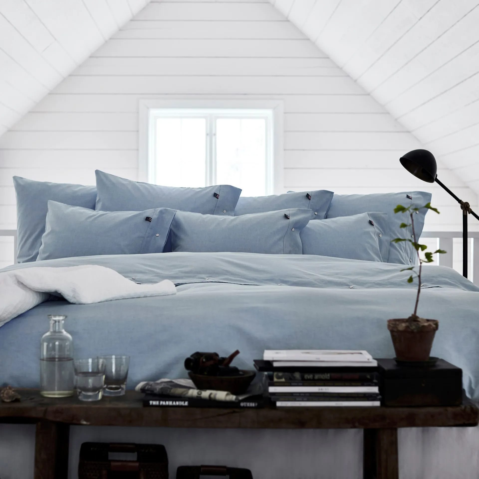 Icons Pin Point pillowcase 50x60 cm, blue Lexington