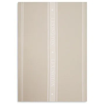 Icons Star kitchen towel 50x70 cm - beige-white - Lexington