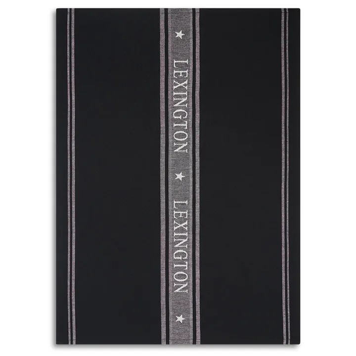 Icons Star kitchen towel 50x70 cm - black-white - Lexington