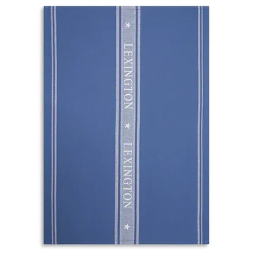 Icons Star kitchen towel 50x70 cm - blue-white - Lexington