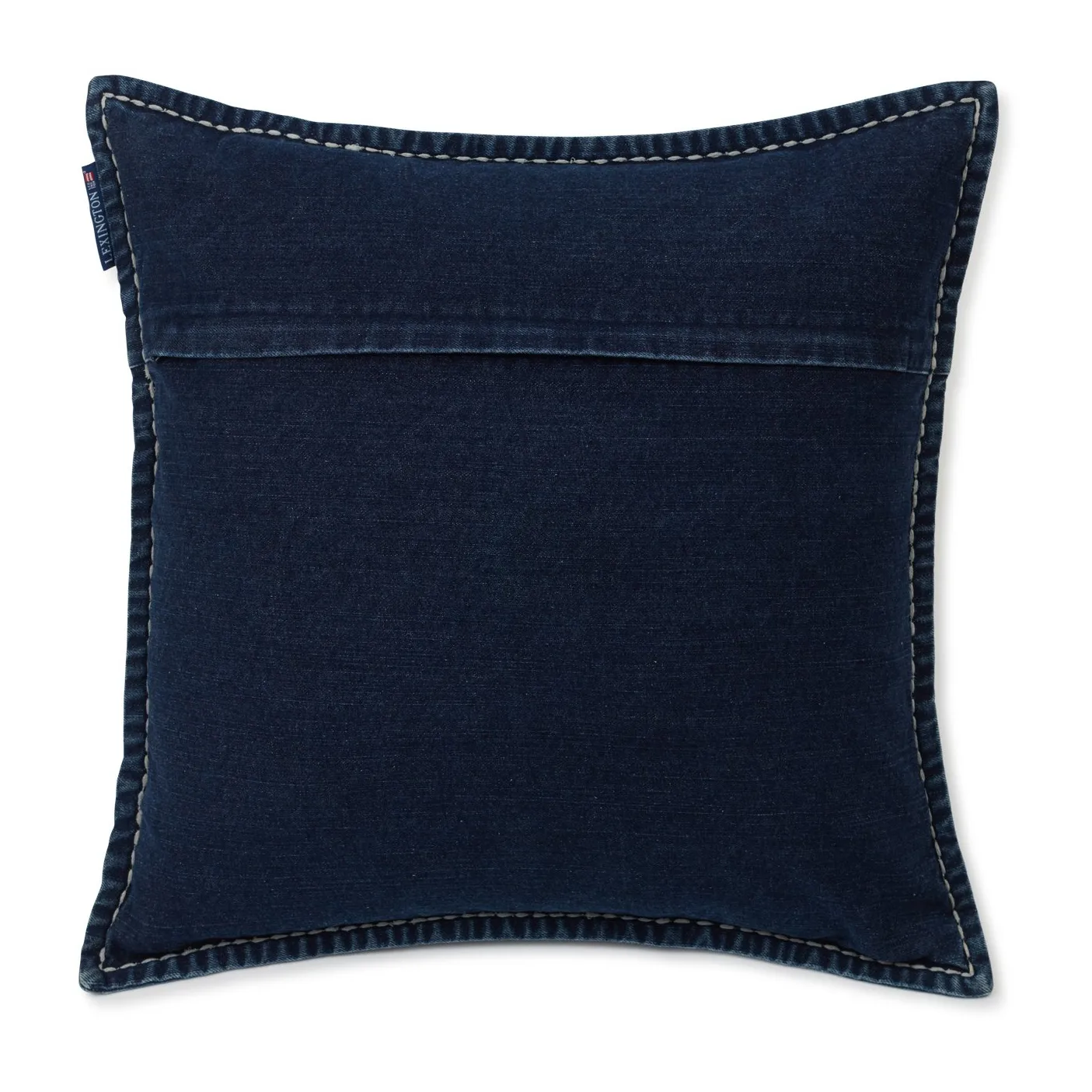 Lazy Days Denim Twill Cotton pillowcase 50x50 cm, Denim blue Lexington