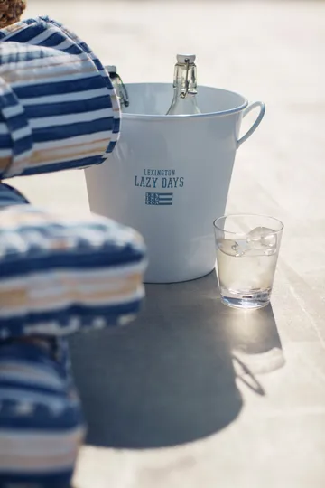 Lazy Days ice bucket Ø23 cm - White - Lexington