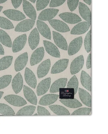 Printed Leaves tablecloth 150x250 cm - Green - Lexington