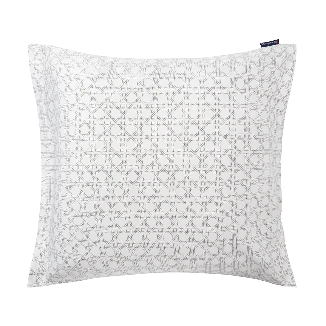 Rattan Printed pillowcase 65x65 cm, White Lexington