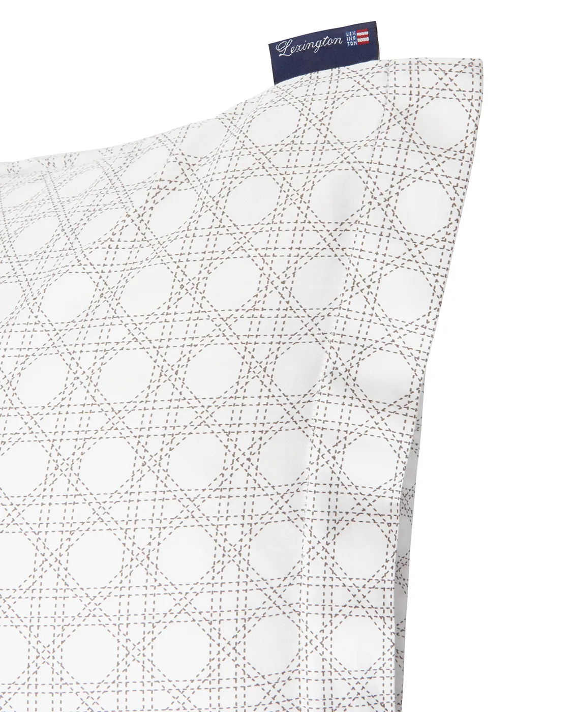 Rattan Printed pillowcase 65x65 cm, White Lexington