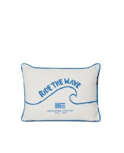 Ride The Wave pillowcase 30x40 cm, Blue-white Lexington