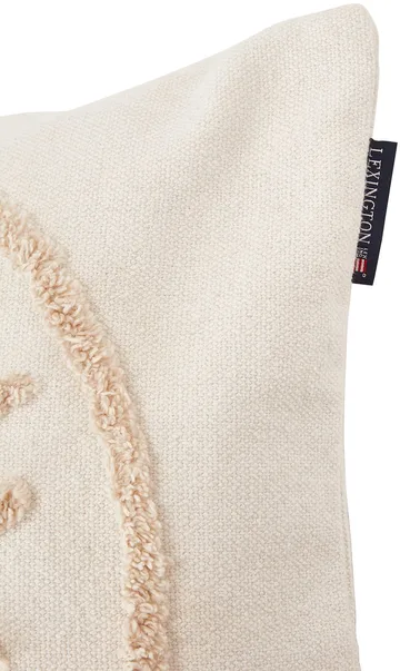 Rug Shell Cotton Canvas cushion cover 50x50 cm - White - Lexington