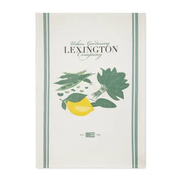 Salad kitchen towel 50x70 cm - White-green - Lexington