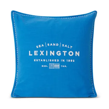 Sea Sand Salt Logo Embroidered pillowcase 50x50 cm - Blue-white - Lexington