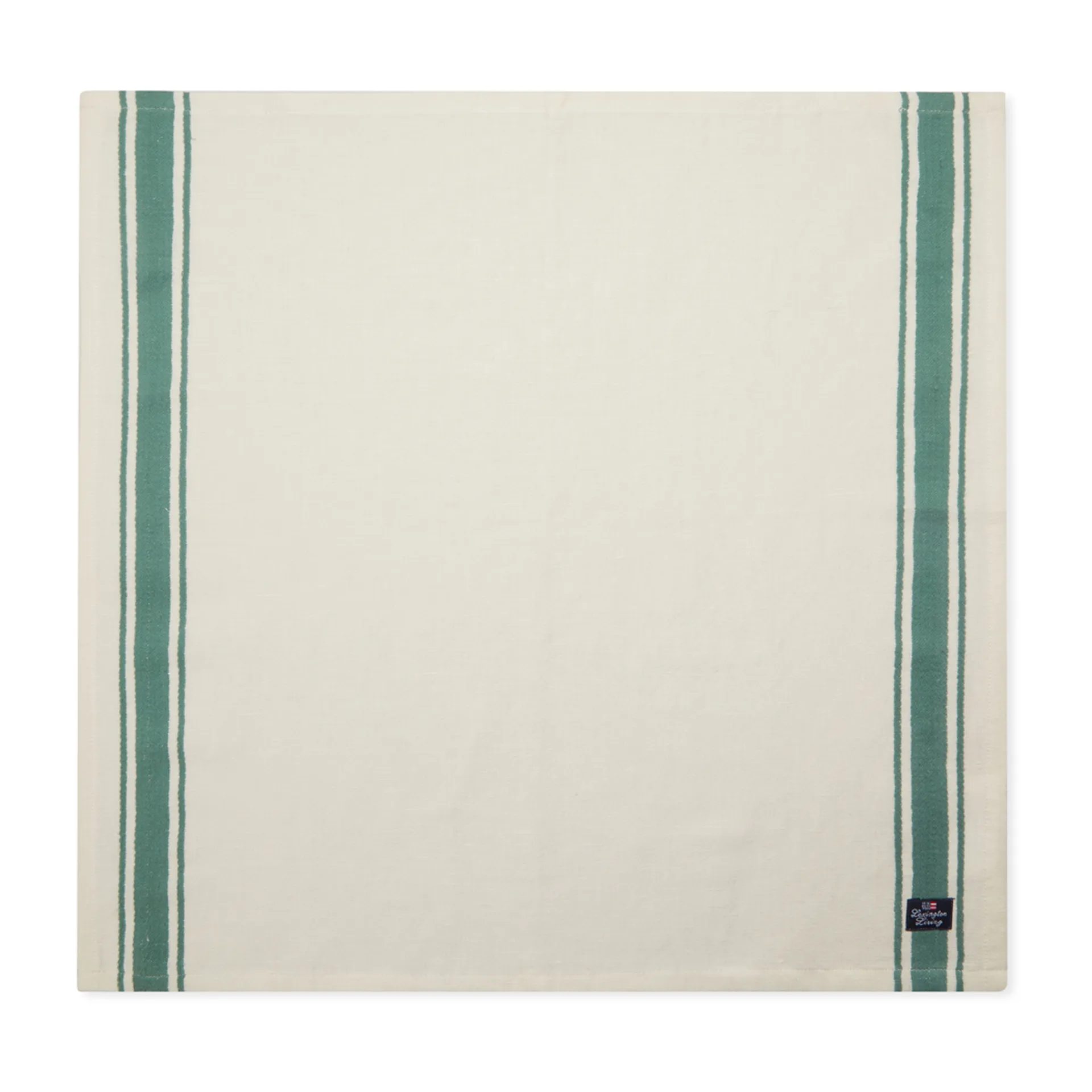 Side Stripes fabric napkin 50x50 cm, Green Lexington