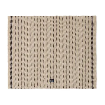 Striped Jute Cotton placemat 40x50 cm - Beige-dark Grey - Lexington